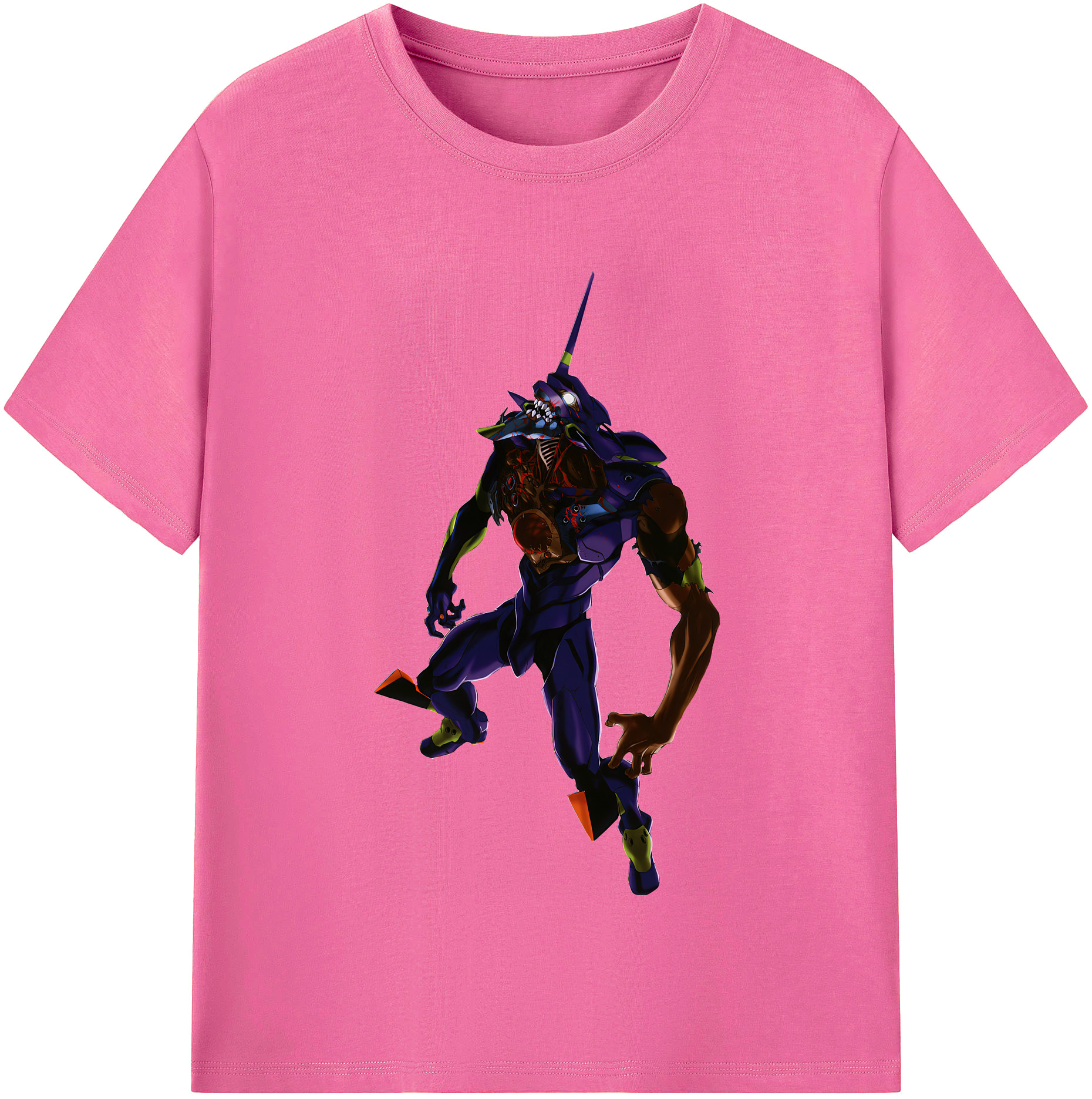 （画像用） EVA 新世紀エヴァンゲリオン レディースカジュアルプリントTシャツ（綿100％）